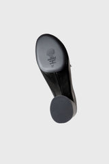 Sarria black leather pumps - Souliers Martinez