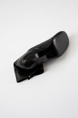 TALIN - Black Leather Ankle Boots