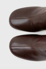 Talin dark brown leather ankle boots - Souliers Martinez