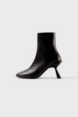 Teo black leather ankle boots - Souliers Martinez