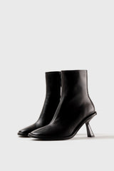 Teo black leather ankle boots - Souliers Martinez