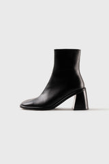 Teruel black leather ankle boots - Souliers Martinez