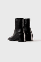 Teruel black leather ankle boots - Souliers Martinez