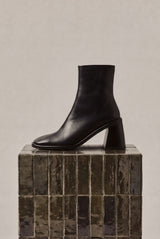 Teruel black leather ankle boots - Souliers Martinez