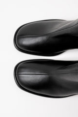 TRIANA - Black Leather Knee-High Boots