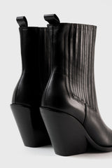 Vegas black leather ankle boots - Souliers Martinez