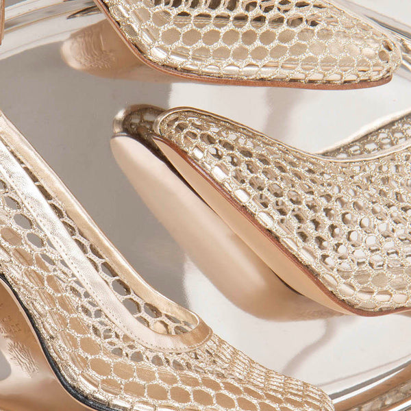 Shop Wedding Guest Shoes in Gold & Raffia | Souliers Martinez Shop Wedding Guest Shoes in Gold & Raffia | Souliers Martinez