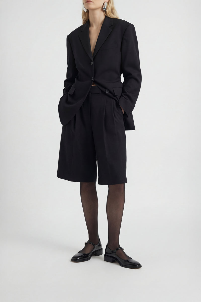 PENELOPE - Black Polished Leather Babies