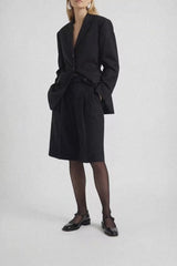 PENELOPE - Black Polished Leather Babies