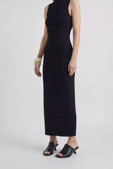 MARIZA - Black Leather Sandals
