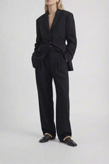 FLAMENCA - Black Leather Ballerina