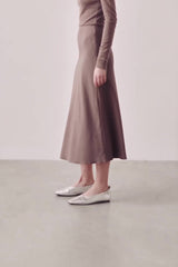 Souliers Martinez Mina silver leather ballerina worn video