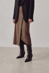 Souliers Martinez Nevada black leather knee high boots worn video