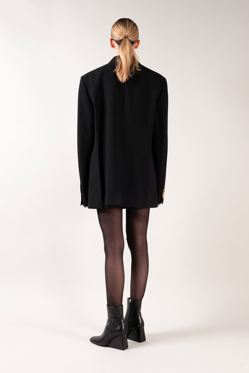 AKIRA - Black Leather Ankle Boots