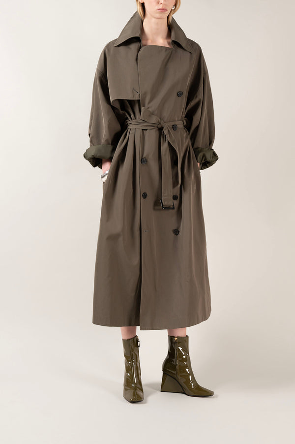 AKIRA - Dark Green Patent Leather Ankle Boots