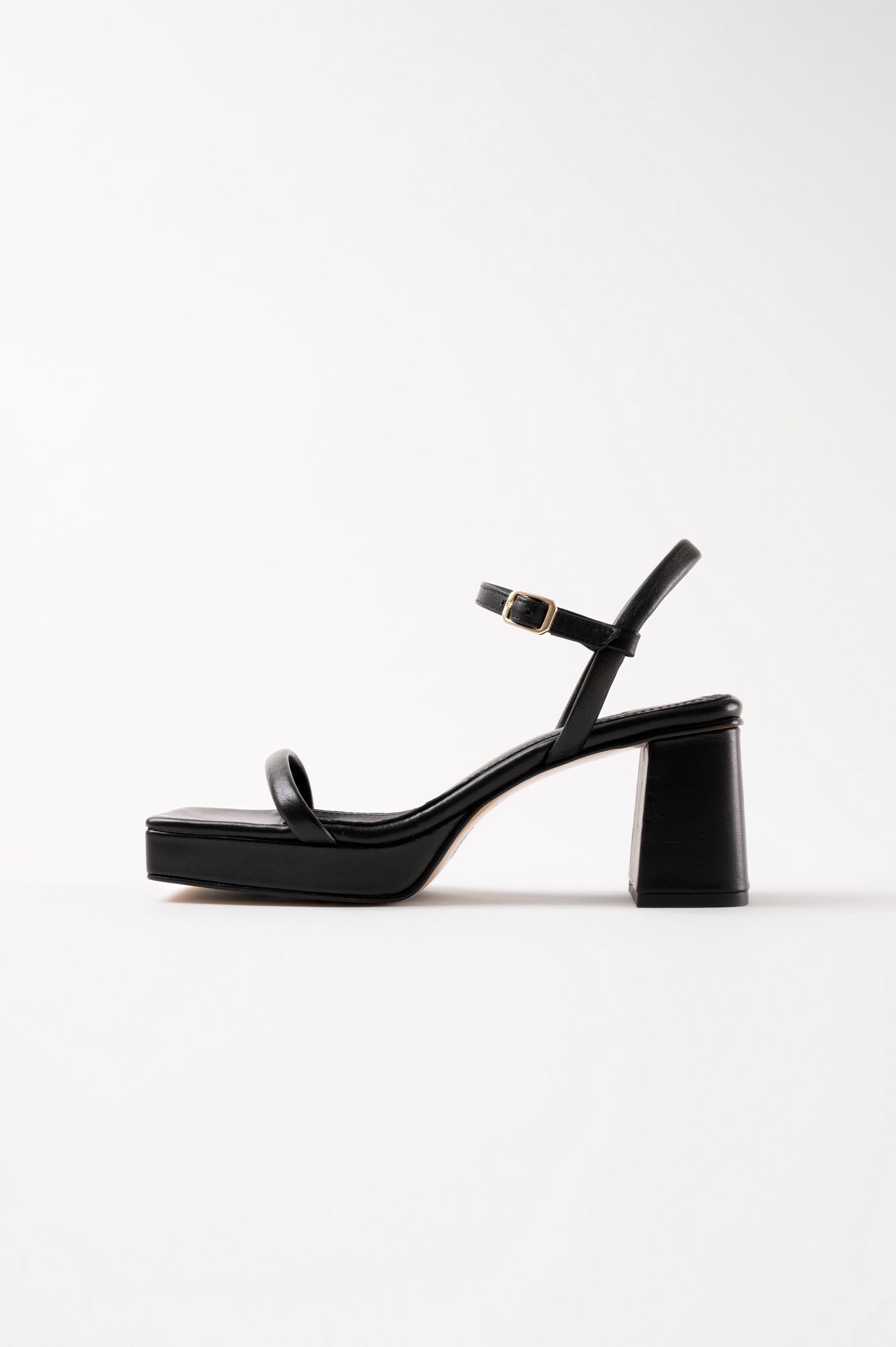 ANDALUCIA - Black Leather Platform Sandals – Souliers Martinez