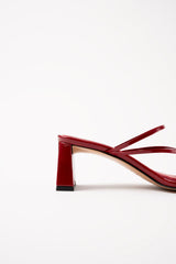 ARANDINA - Red Patent Leather Strappy Sandals