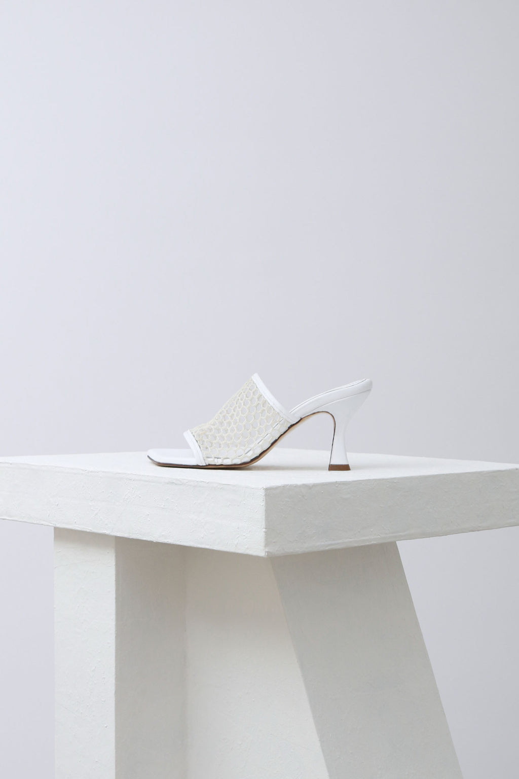 White hot sale mesh sandals