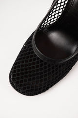 BEATRIZ - Black Resille Pumps
