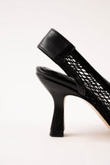 BEATRIZ - Black Resille Pumps