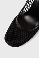 BEATRIZ - Black Resille Pumps