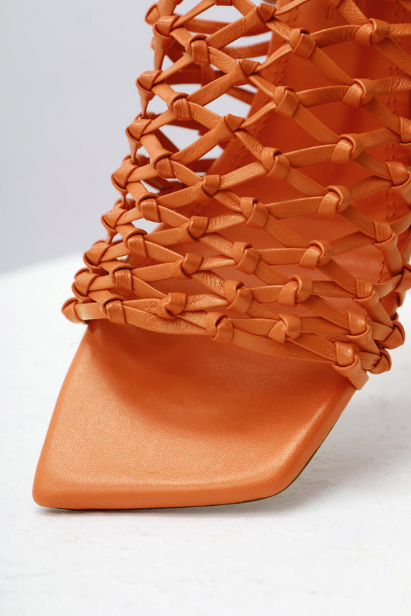 CABO - Mandarina Woven Leather Sandals