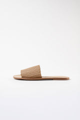CESTA - Light Brown Leather Sandals