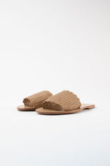 CESTA - Light Brown Leather Sandals
