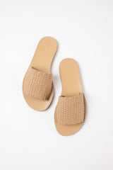 CESTA - Light Brown Leather Sandals