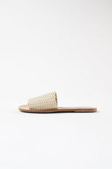 CESTA - White Leather Sandals