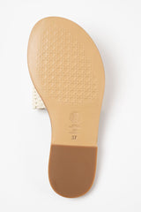 CESTA - White Leather Sandals