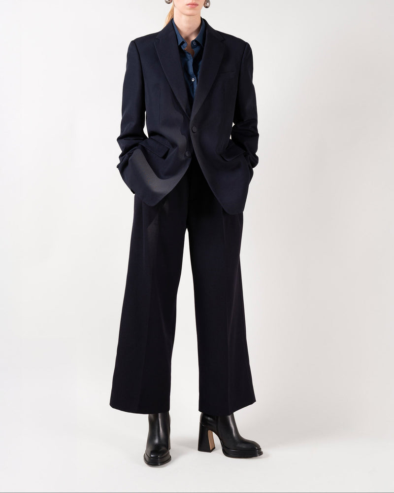 CHUECA - Black Leather Platform Boots