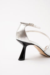 DAKOTA - Silver Leather Sandals