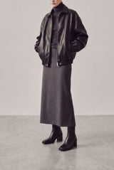 DALLAS - Bottines en cuir noir