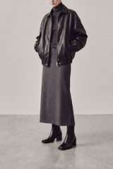 DALLAS - Black Leather Ankle Boots