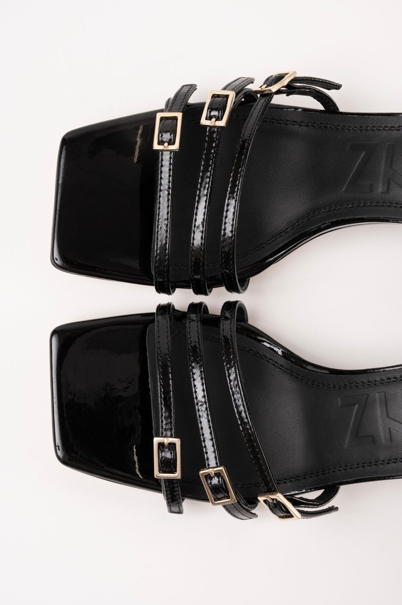 EDEN - Black Patent Leather Sandals – Souliers Martinez