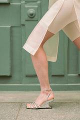 EDEN - Silver Mirror Sandals