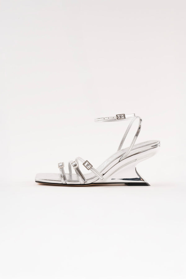 EDEN - Silver Mirror Sandals