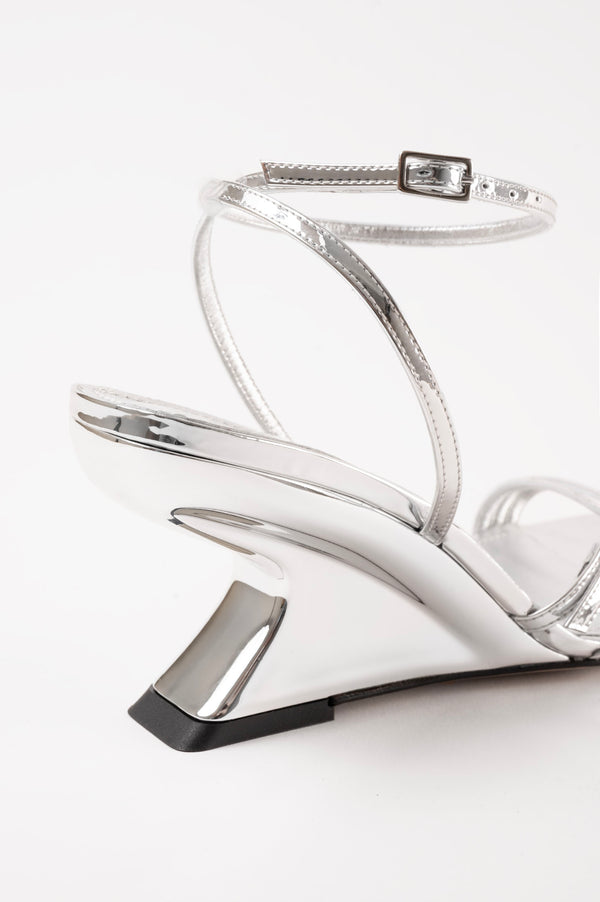 EDEN - Silver Mirror Sandals