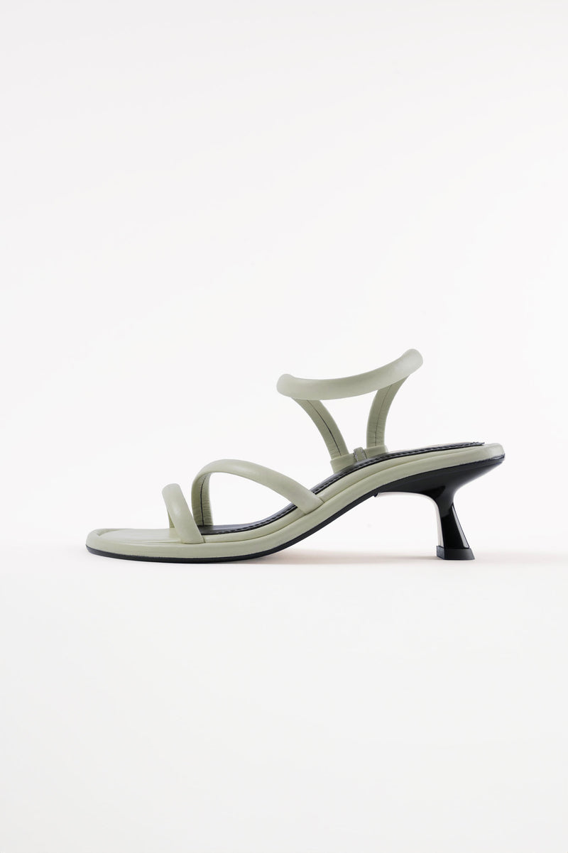 EVA - Light Green Leather Sandals
