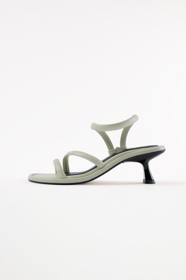 EVA - Light Green Leather Sandals