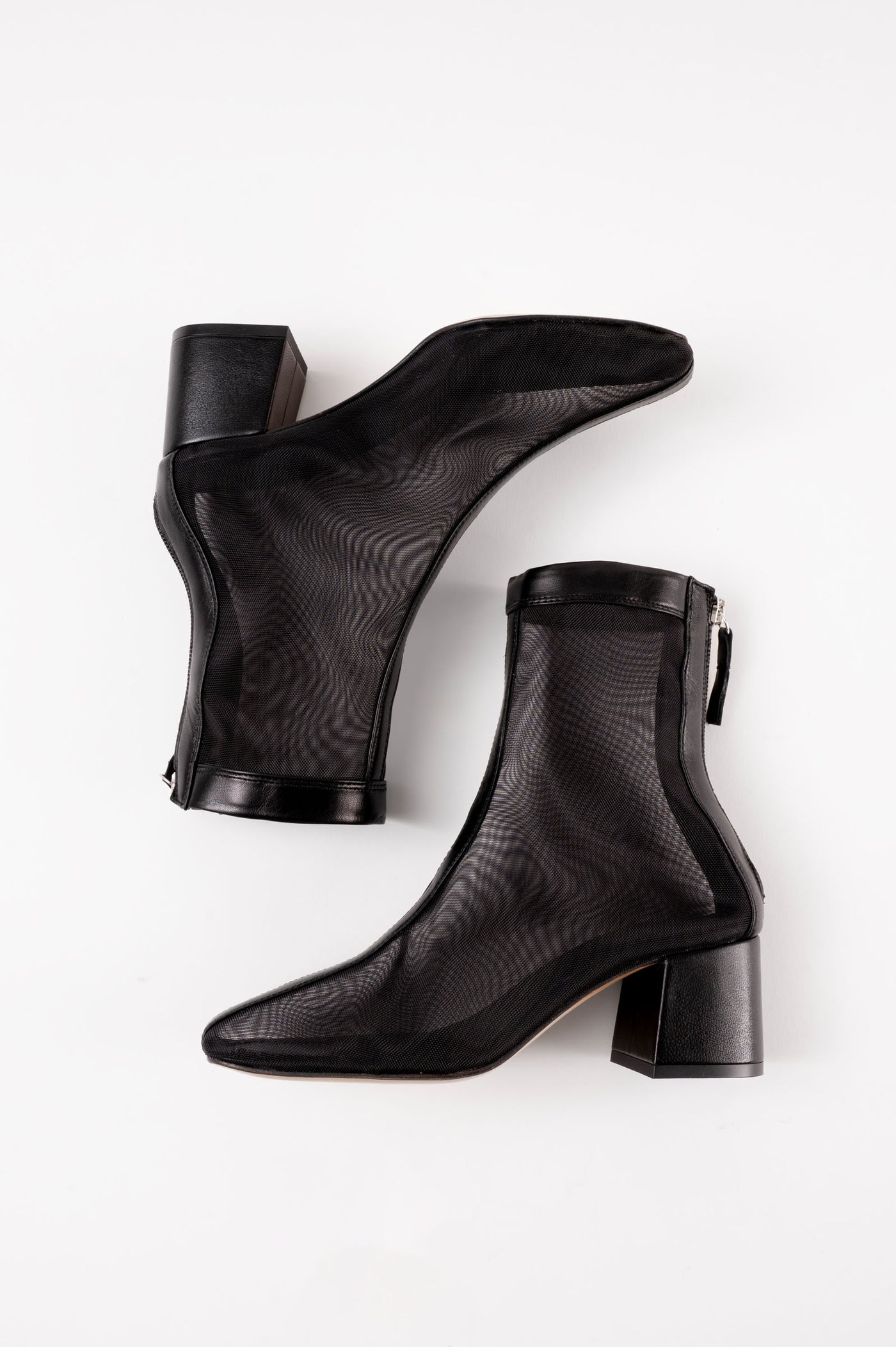 FIRME - Black Tulle Boots – Souliers Martinez