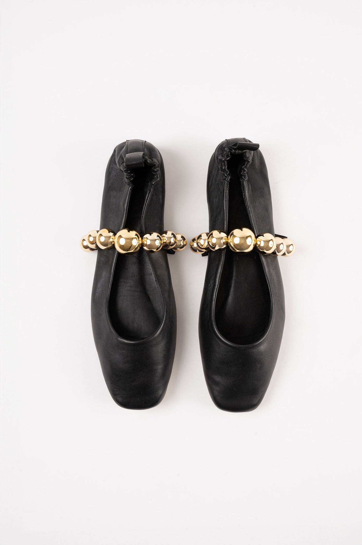 バレエシューズ Harmony Women's Leather Ballerina Flats Black TT00055-NOIR Ruffled mesh ballet flats in black - Simone Rocha | Mytheresa