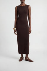 FLAMENCA - Dark Brown Leather Ballerina