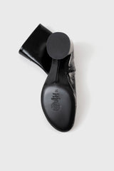 FLAVIA - Black Patent Leather Ankle Boots