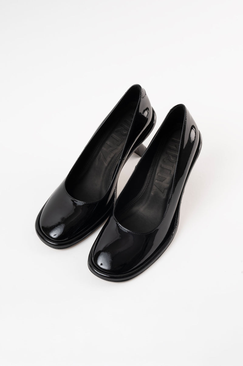 GIGI - Black Patent Leather Pumps Souliers Martinez GIGI - Black Patent Leather Pumps Souliers Martinez