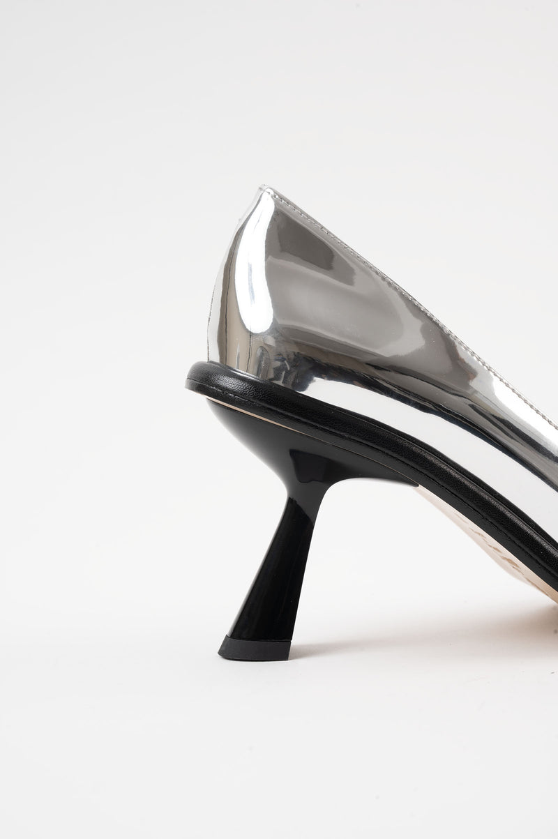 GIGI - Silver Mirror Pumps