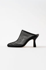GIULIA - Black Resille Pumps