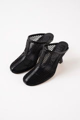 GIULIA - Black Resille Pumps