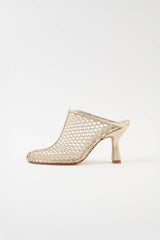 GIULIA - Gold Mesh Pumps